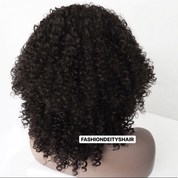 TONI 18” BLACK CURLY FRO NATURAL GIRL WIG *NWT* main image 4